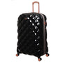 St. Tropez Trois Hardside 3pc 8 Wheel Expandable Spinner Set (Black)
