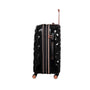 St. Tropez Trois Hardside 3pc 8 Wheel Expandable Spinner Set (Black)