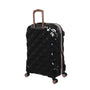 St. Tropez Trois Hardside 3pc 8 Wheel Expandable Spinner Set (Black)