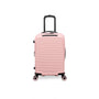 Traversed 3 Piece Hardside 8 Wheel Expandable Spinner Set (Metallic Rose Gold)