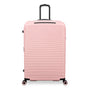 Traversed 3 Piece Hardside 8 Wheel Expandable Spinner Set (Metallic Rose Gold)