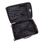 Traversed 3 Piece Hardside 8 Wheel Expandable Spinner Set (Metallic Rose Gold)