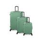 Traversed 3 Piece Hardside 8 Wheel Expandable Spinner Set (Hedge Green)