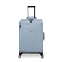 BRITBAG Ashdon 3 Piece Softside 8 Wheel Spinner Set (Light Blue)