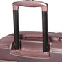 Prosperous Metallic 28" Hardside Checked 8 Wheel Expandable Spinner (Metallic Pink)