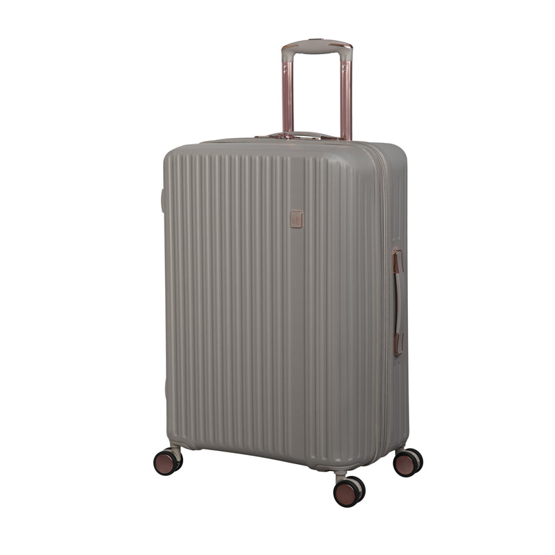 Luxuriant 27" Hardside Checked 8 Wheel Expandable Spinner (Pumice Stone)