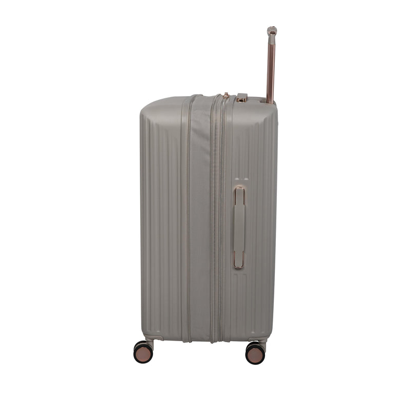 Luxuriant 27" Hardside Checked 8 Wheel Expandable Spinner (Pumice Stone)