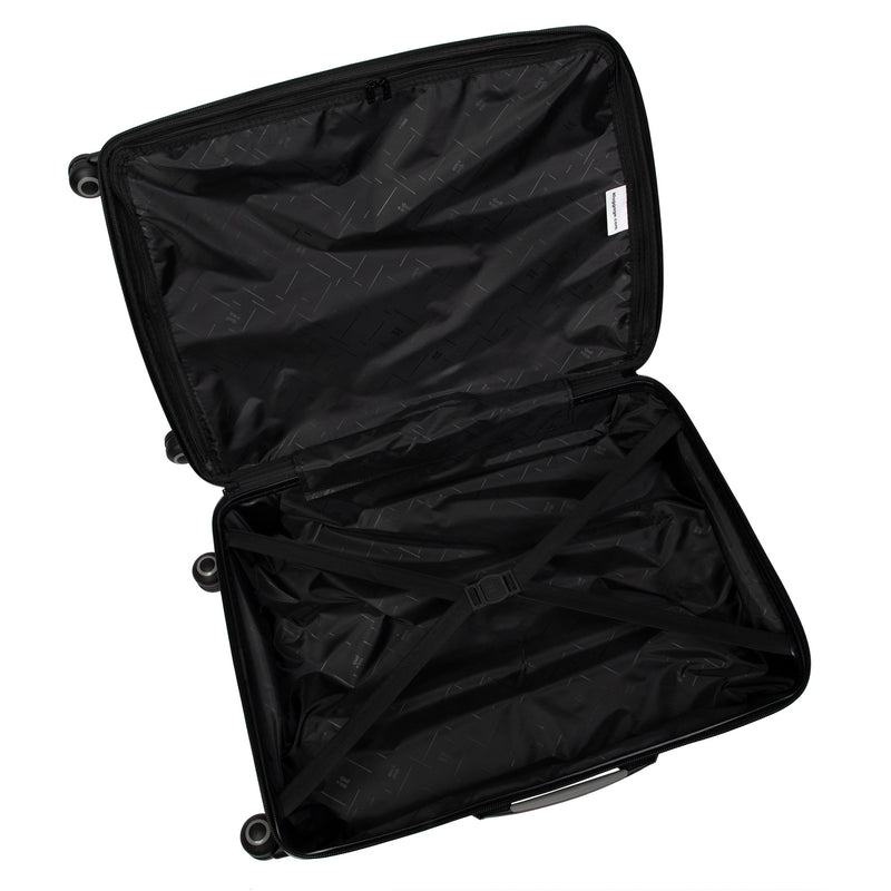 Helixian 21" Hardside Carry-On 8 Wheel Expandable Spinner (Black)