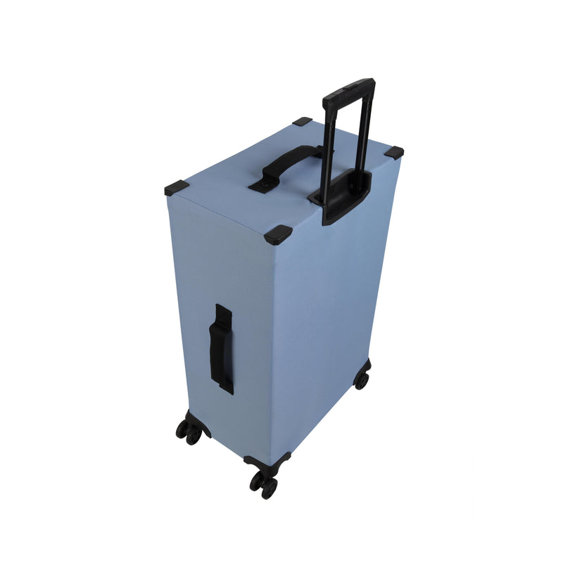 MaXpace 3 Pc Softside UltraLight Spinner Set (Placid Blue)