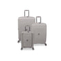 Unanimous 3 Piece Hardside 8 Wheel Expandable Spinner Set (Milk Tea)