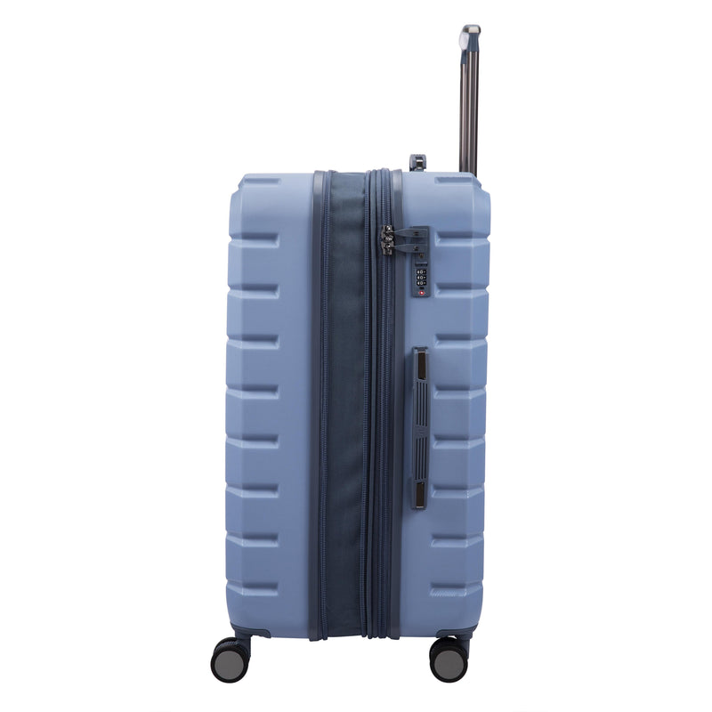 Prosperous 21" Hardside Carry-On 8 Wheel Expandable Spinner (Faded Denim)