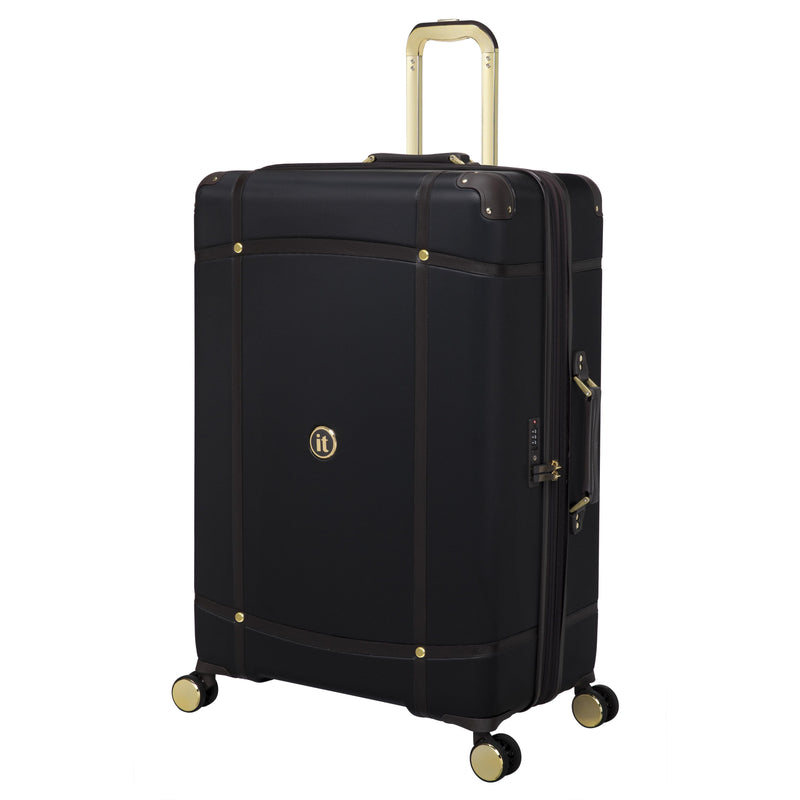 Superiority 32" Hardside Checked 8 Wheel Expandable Spinner (Black)