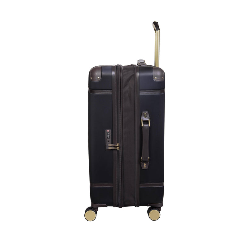 Superiority 32" Hardside Checked 8 Wheel Expandable Spinner (Black)