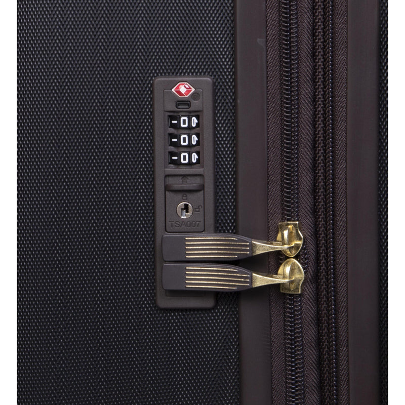 Superiority 32" Hardside Checked 8 Wheel Expandable Spinner (Black)