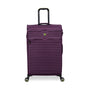Circulator 28" Softside Checked 8 Wheel Expandable Spinner (Italian Plum)