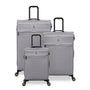 Circulator 3 Piece Softside 8 Wheel Expandable Spinner Luggage Set (Elephant Skin)
