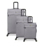 Circulator 3 Piece Softside 8 Wheel Expandable Spinner Luggage Set (Elephant Skin)