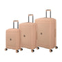 Unanimous 3 Piece Hardside 8 Wheel Expandable Spinner Set (Apricot)