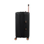 Luxuriant 27" Hardside Checked 8 Wheel Expandable Spinner (Black)