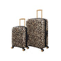 Sheen 2 Piece Hardside 8 Wheel Expandable Spinner Set (Furry Leopard)