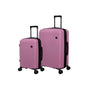 Sensational 2 Piece Hardside 8 Wheel Expandable Spinner Set (Cashmere Rose)