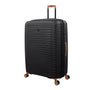 Continuous 34" Hardside Checked 8 Wheel Expandable Spinner (Black)