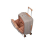 Continuous 4 Piece Hardside Expandable 8 Wheel Spinner Luggage Set with Soft-Pocket Carry-On (Crockery)