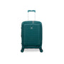 Continuous 4 Piece Hardside Expandable 8 Wheel Spinner Luggage Set with Hard-Pocket Carry-On (Deep Teal)