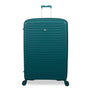 Continuous 4 Piece Hardside Expandable 8 Wheel Spinner Luggage Set with Soft-Pocket Carry-On (Deep Teal)