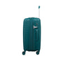 Continuous 4 Piece Hardside Expandable 8 Wheel Spinner Luggage Set with Soft-Pocket Carry-On (Deep Teal)