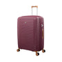 Continuous 4 Piece Hardside Expandable 8 Wheel Spinner Luggage Set with Soft-Pocket Carry-On (French Port)