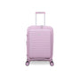 Continuous 4 Piece Hardside Expandable 8 Wheel Spinner Luggage Set with Hard-Pocket Carry-On (Lilac Snow)