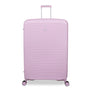Continuous 4 Piece Hardside Expandable 8 Wheel Spinner Luggage Set with Soft-Pocket Carry-On (Lilac Snow)