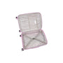 Continuous 4 Piece Hardside Expandable 8 Wheel Spinner Luggage Set with Hard-Pocket Carry-On (Lilac Snow)