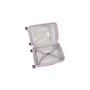 Continuous 4 Piece Hardside Expandable 8 Wheel Spinner Luggage Set with Hard-Pocket Carry-On (Lilac Snow)