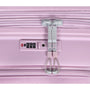 Continuous 22" Hardside Carry-On 8 Wheel Expandable Spinner with Soft Pocket (Lilac Snow)