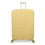 Continuous 4 Piece Hardside Expandable 8 Wheel Spinner Luggage Set with Soft-Pocket Carry-On (Mellow Yellow)