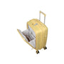 Continuous 4 Piece Hardside Expandable 8 Wheel Spinner Luggage Set with Hard-Pocket Carry-On (Mellow Yellow)