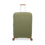 Continuous 30" Hardside Checked 8 Wheel Expandable Spinner (Olive Drab)