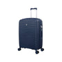 Continuous 4 Piece Hardside Expandable 8 Wheel Spinner Luggage Set with Soft-Pocket Carry-On (Outer Space)