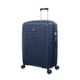 Continuous 4 Piece Hardside Expandable 8 Wheel Spinner Luggage Set with Soft-Pocket Carry-On (Outer Space)