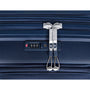 Continuous 4 Piece Hardside Expandable 8 Wheel Spinner Luggage Set with Soft-Pocket Carry-On (Outer Space)