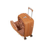 Continuous 22" Hardside Carry-On 8 Wheel Expandable Spinner with Soft Pocket (Pumpkin Spice)