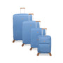 Continuous 4 Piece Hardside Expandable 8 Wheel Spinner Luggage Set with Soft-Pocket Carry-On (Quiet Harbour)