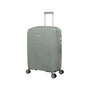 Continuous 4 Piece Hardside Expandable 8 Wheel Spinner Luggage Set with Soft-Pocket Carry-On (Seagrass)