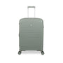 Continuous 26" Hardside Checked 8 Wheel Expandable Spinner (Seagrass)