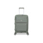 Continuous 4 Piece Hardside Expandable 8 Wheel Spinner Luggage Set with Soft-Pocket Carry-On (Seagrass)