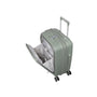 Continuous 4 Piece Hardside Expandable 8 Wheel Spinner Luggage Set with Hard-Pocket Carry-On (Seagrass)
