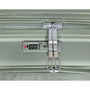 Continuous 4 Piece Hardside Expandable 8 Wheel Spinner Luggage Set with Soft-Pocket Carry-On (Seagrass)