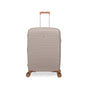 Continuous 4 Piece Hardside Expandable 8 Wheel Spinner Luggage Set with Hard-Pocket Carry-On (Crockery)